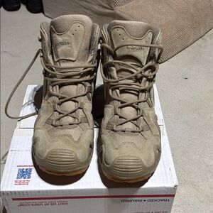Lowa Men's Zephyr GTX, Beige Combat Boots